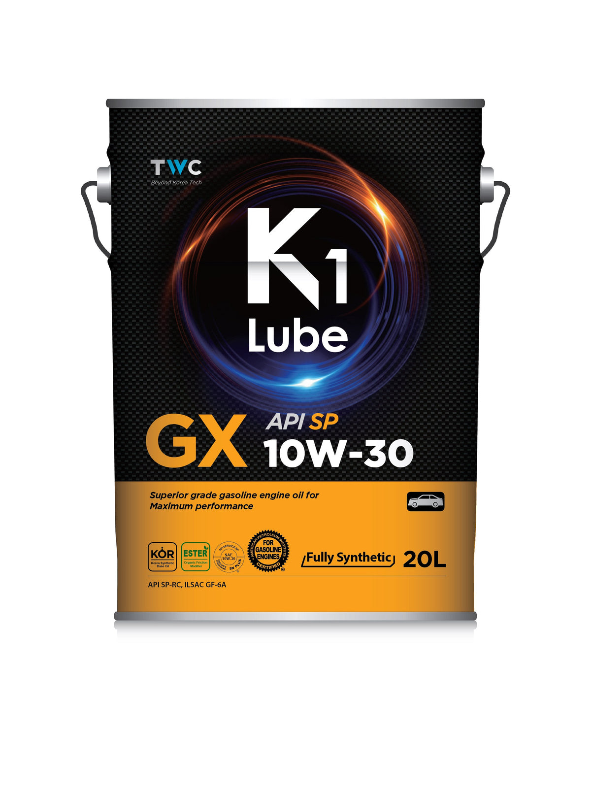 K1 Lube GX SP 10W-30 20L メーカー提供商品写真