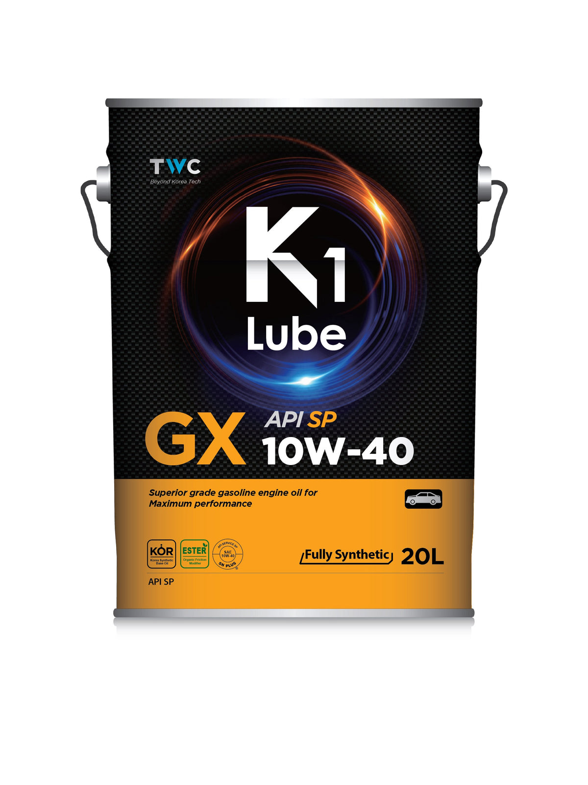 K1 Lube GX SP 10W-40 20L メーカー提供商品写真