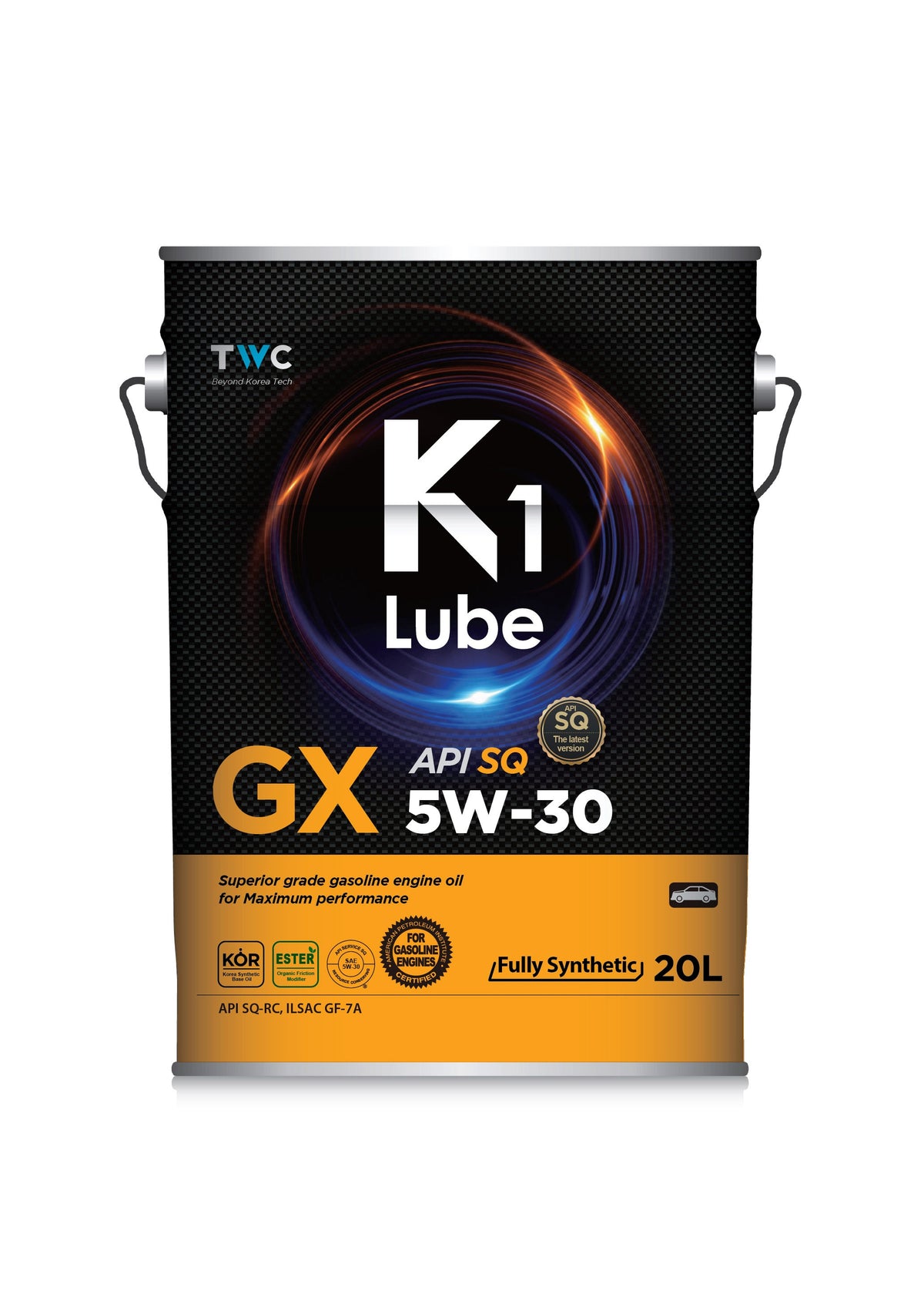 K1 Lube GX SQ 5W-30 20L メーカー提供商品写真